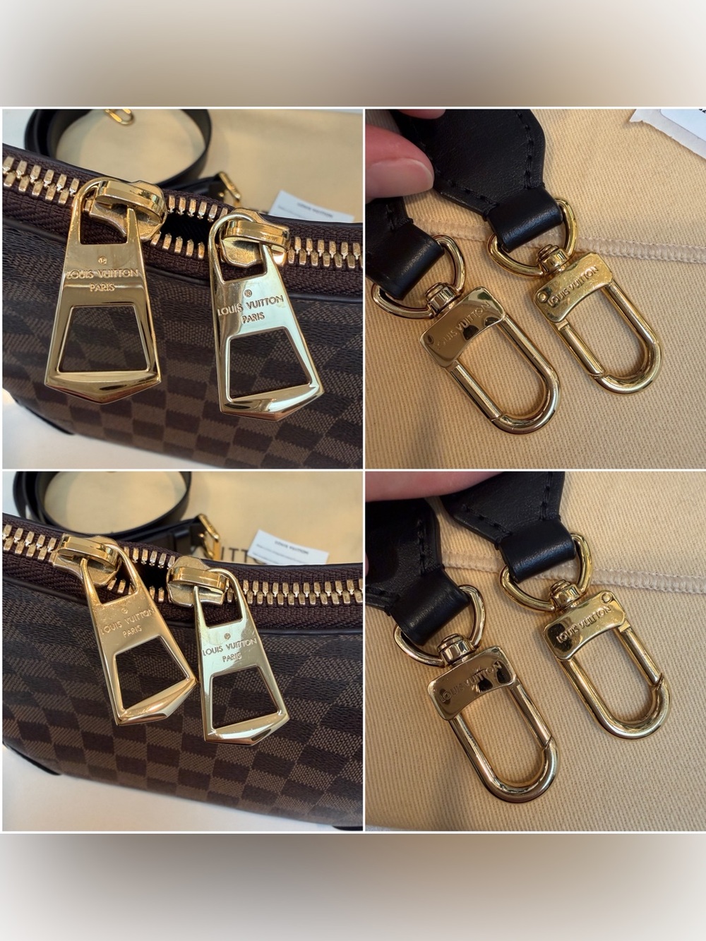 Lous Vuitton Odeon PM in Damier Ebene with Black Trim - Picture 13 of 16